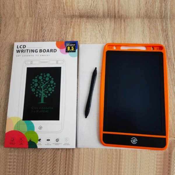 New Improved Portable LCD Writing Board Slate Drawing Record Notes Digital Notepad with Pen Handwriting Pad Paperless Graphic Tablet for Kids 8 inches