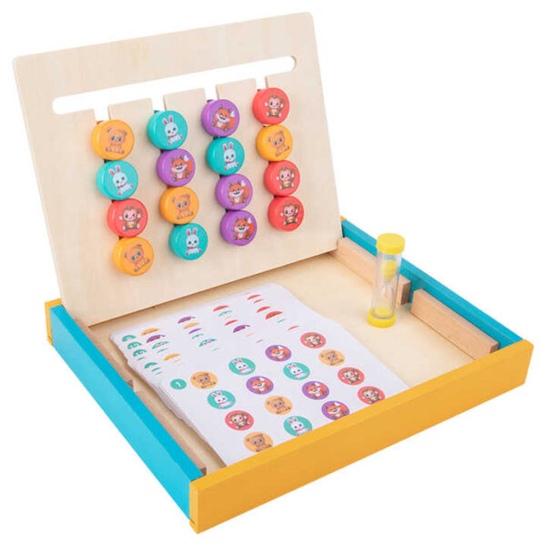 Montessori Slide Puzzles - Brain Game for Kids Baby Activity Toys - Early Development and Learning Kids Toys - Hand Eye Coordination Toys